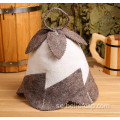 Hållbar ull 2mm tjocklek Filt bastu hatt